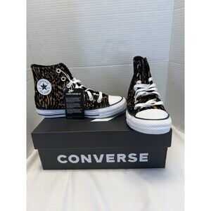 CONVERSE Chuck Taylor All Star HI Top Unisex Animal  Print Sneakers Sz M 4/ W 6